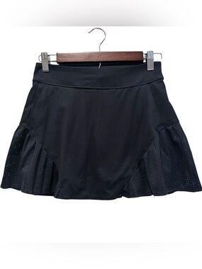 Under Armour Black Athletic Tennis Skort with Mesh Panels